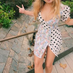 FL& L 🍋 Savannah wrap mini dress size S